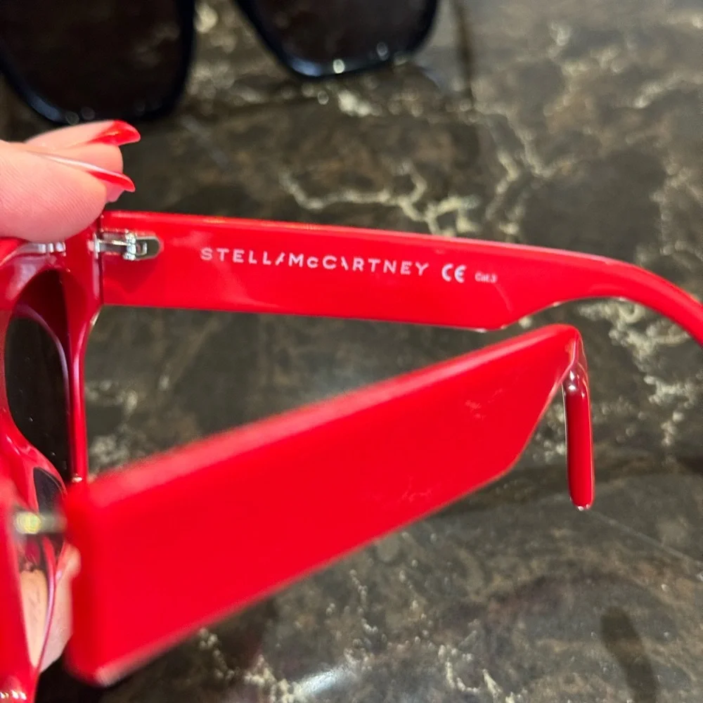 Stella McCartney Kids Black and Red Sunglasses